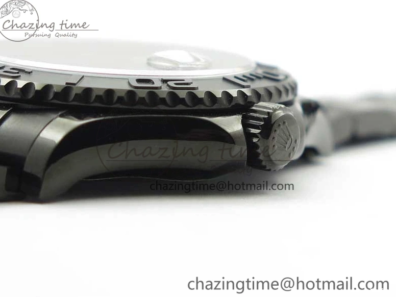 MiroTime 0901 EasyCare Yacht-Master 116622 DLC VRF Best Edition Black Dial on DLC Bracelet VR 2918
